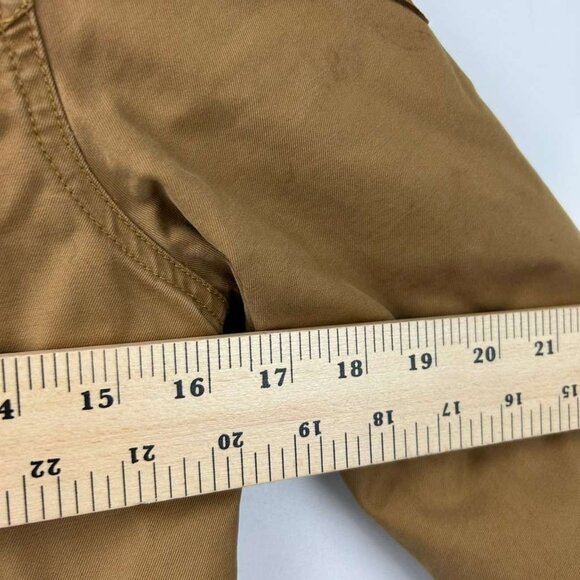 Vintage The North Face Women's Size XS Tan Hooded Parka Coat Button & Full Zip - Picture 6 of 16